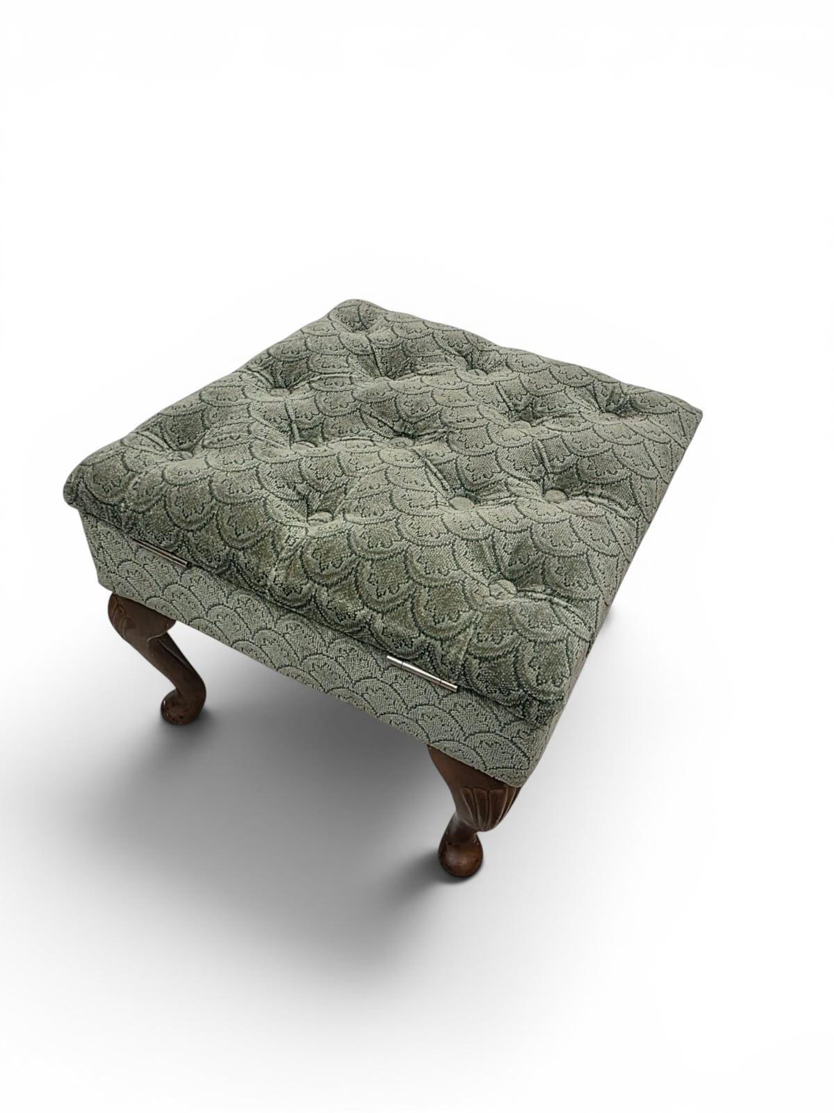 Vintage Upholstered Storage Footstool / Ottoman c.1970 (1 of 10) Vintage Upholstered Storage Footstool / Ottoman c.1970 (1 of 10)