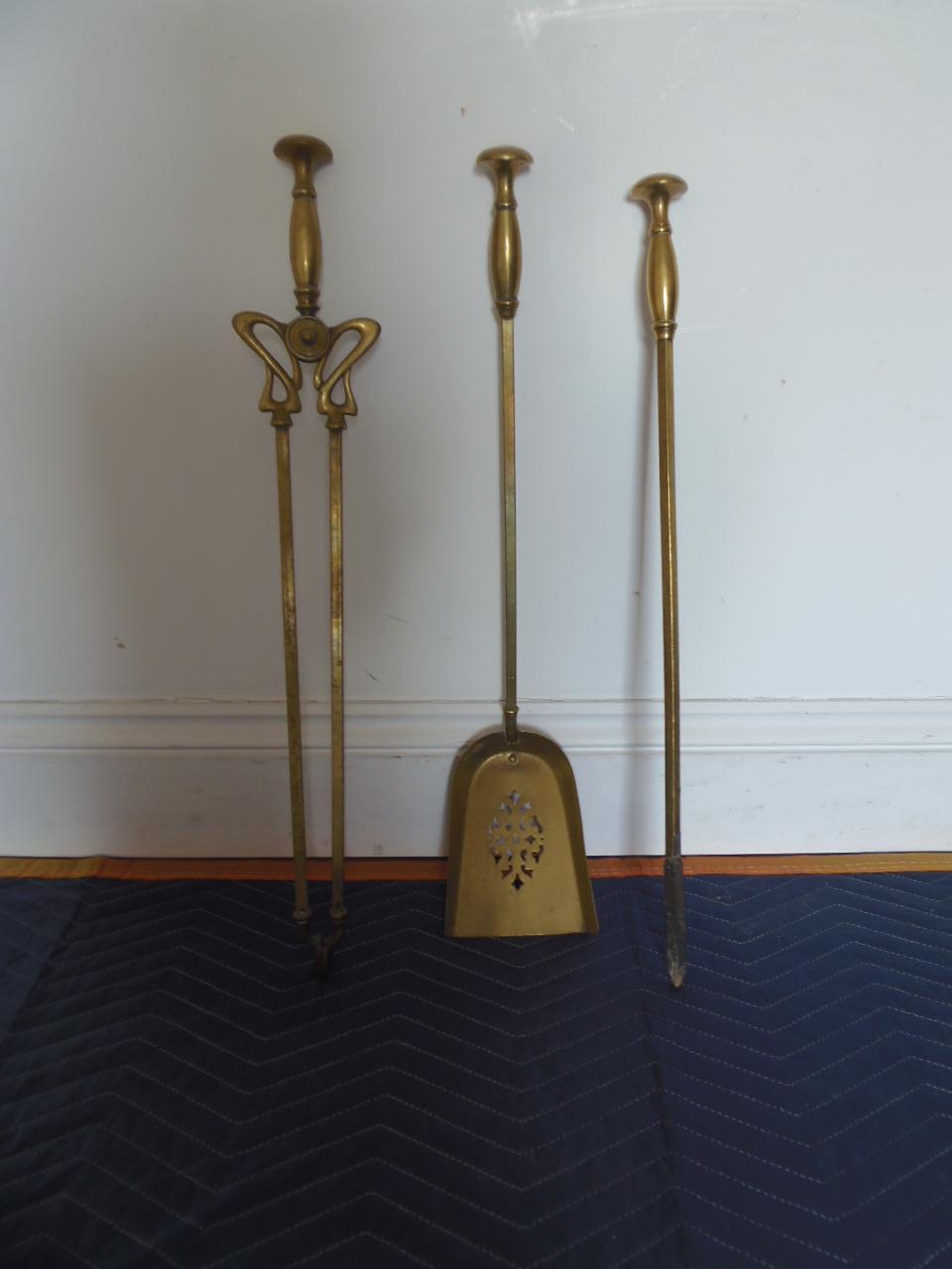 Arts & Crafts Fire Irons (1 of 9)