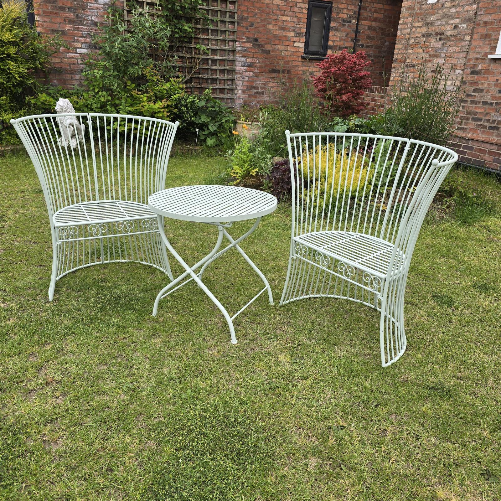 Super Art  Deco Cast Iron Patio Set (1 of 10)