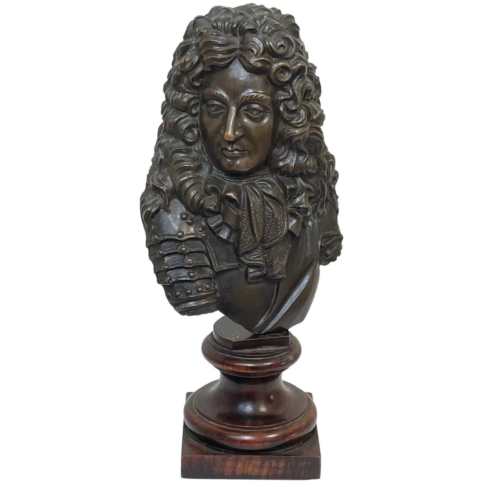 French 19th Century Antique Bronze Model Bust Of Louis XIV (1 of 22)