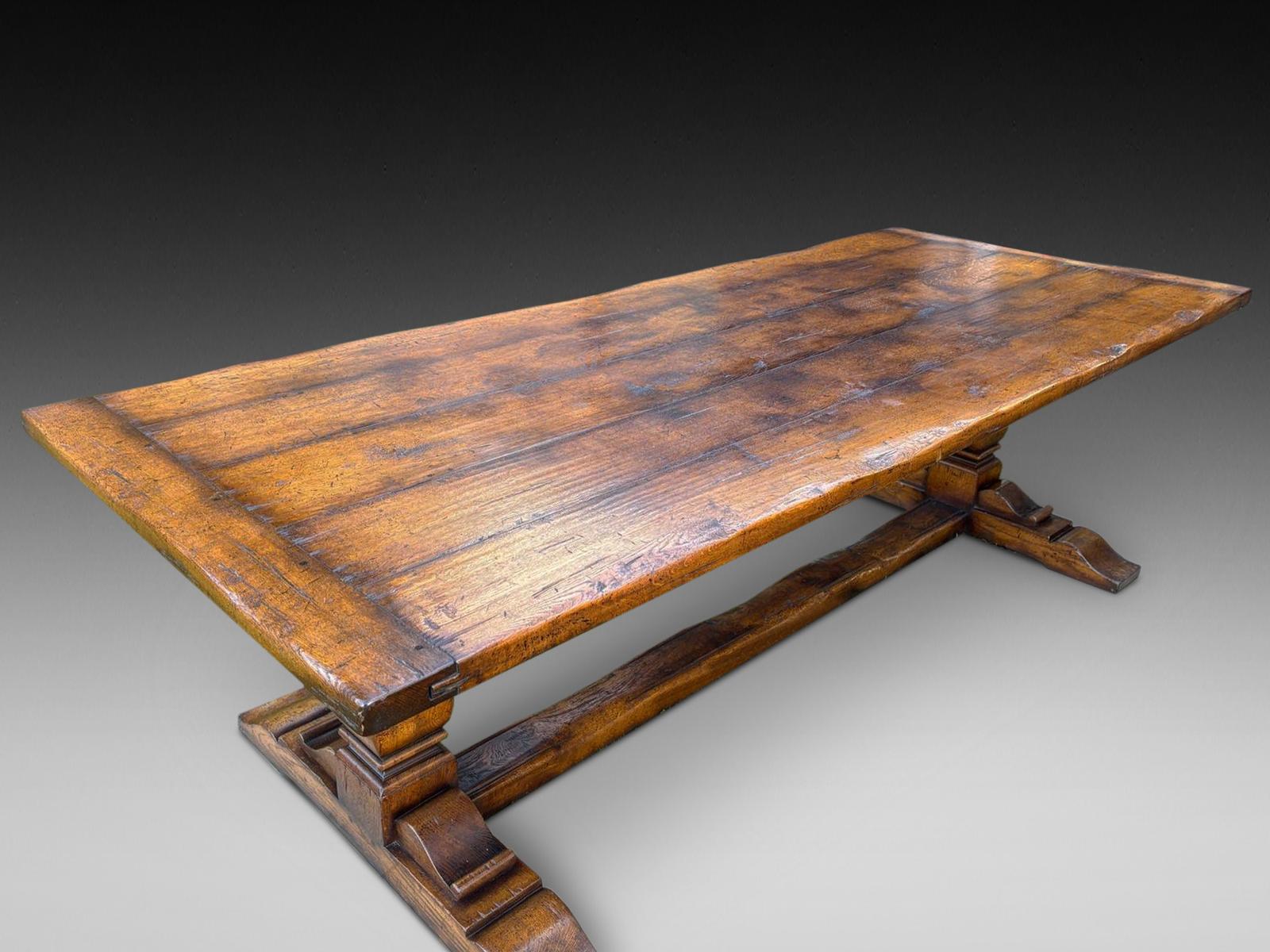 17th Century Style Oak Refectory Table (1 of 4) 17th Century Style Oak Refectory Table (1 of 4)