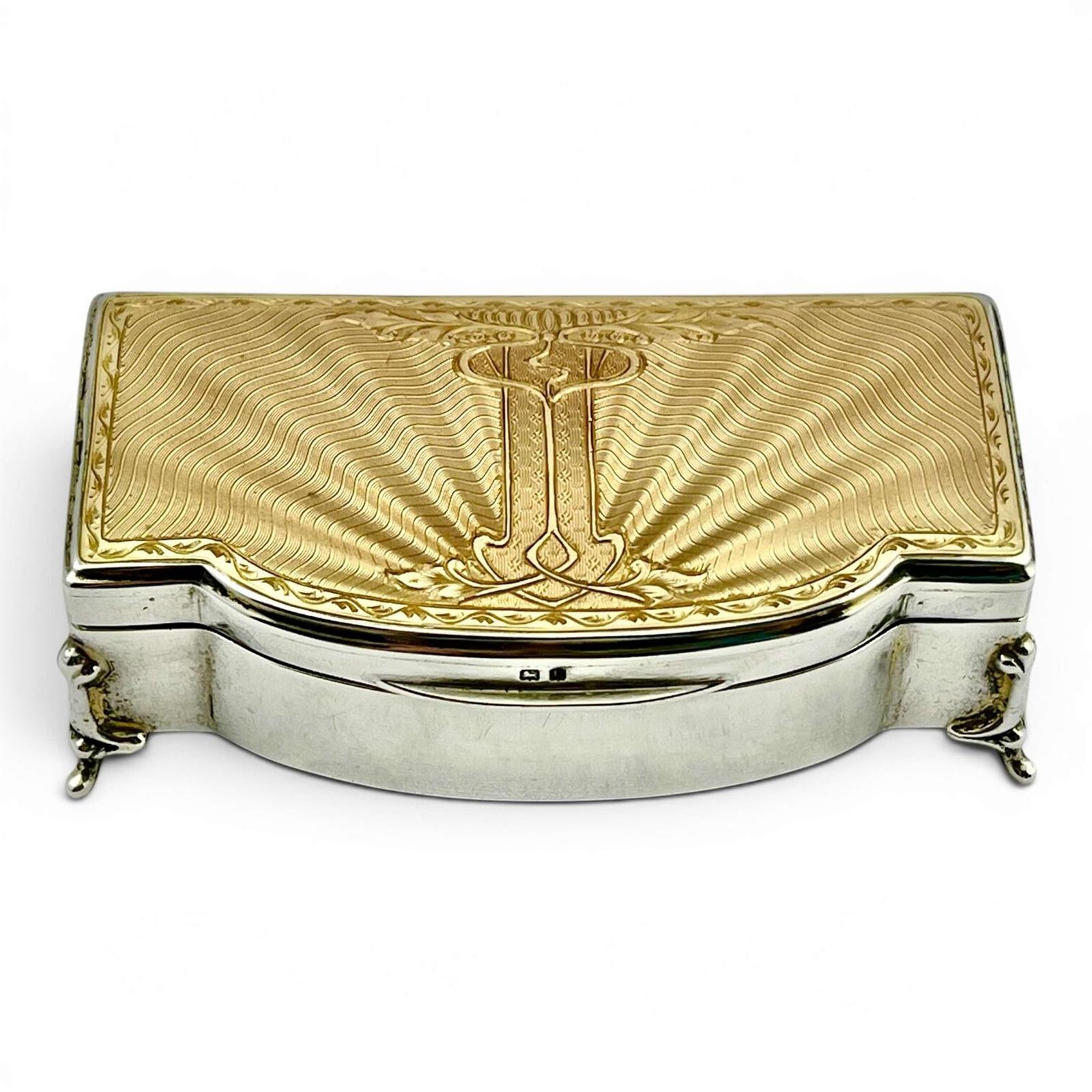Art Deco antique silver and enamel jewellery box, Birmingham 1930 (1 of 8) Art Deco antique silver and enamel jewellery box, Birmingham 1930 (1 of 8)