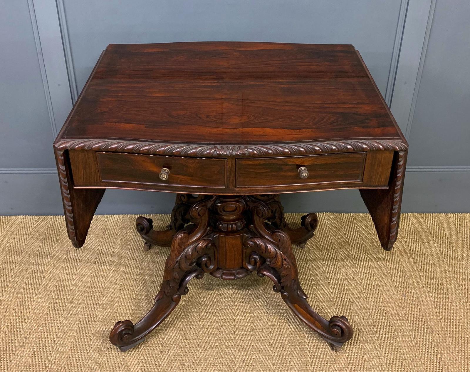 19th Century Rosewood Sofa Table (1 of 28) 19th Century Rosewood Sofa Table (1 of 28)