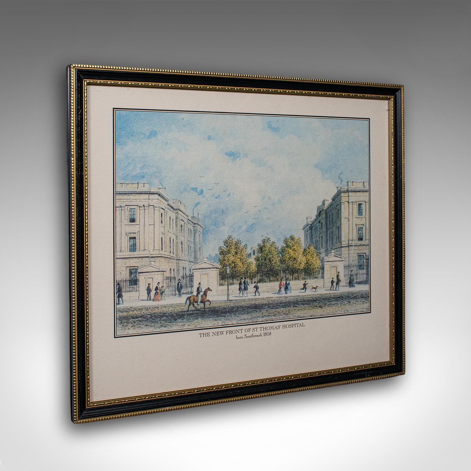 Antique Hospital Picture, St Thomas' London, Engraving, Art, Medical c.1900 (1 of 9) Antique Hospital Picture, St Thomas' London, Engraving, Art, Medical c.1900 (1 of 9)