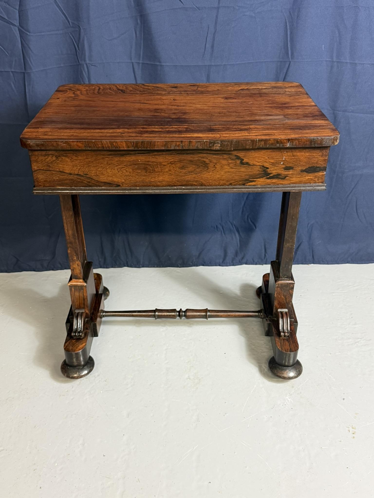 English Rosewood Side or Work Table Dating to the William IV or Early Victorian Period (circa 1835-1840) (1 of 12) English Rosewood Side or Work Table Dating to the William IV or Early Victorian Period (circa 1835-1840) (1 of 12)