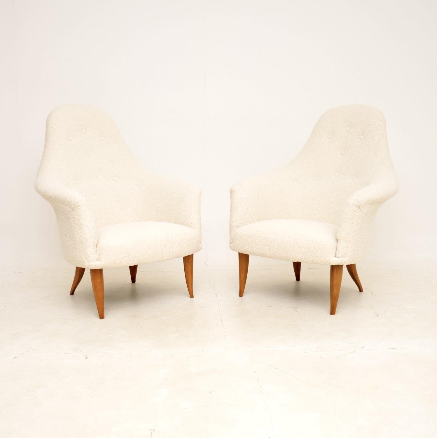 Pair of Vintage Swedish Armchairs by Kerstin Horlin Holmquist (1 of 6) Pair of Vintage Swedish Armchairs by Kerstin Horlin Holmquist (1 of 6)