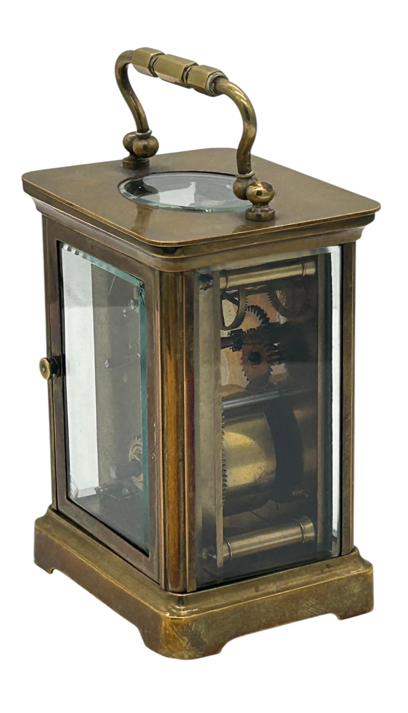 Charming Antique French Carriage Clock – Ca1900 (1 of 8)