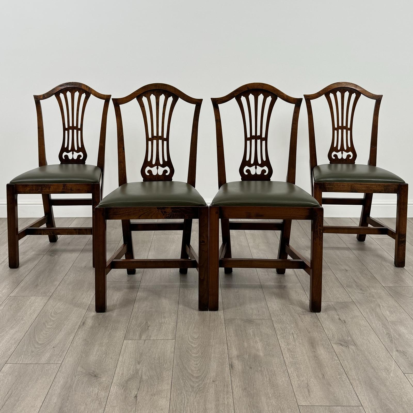 Antique 20th Century Set of 4 Mahogany Dining Chairs (1 of 9) Antique 20th Century Set of 4 Mahogany Dining Chairs (1 of 9)
