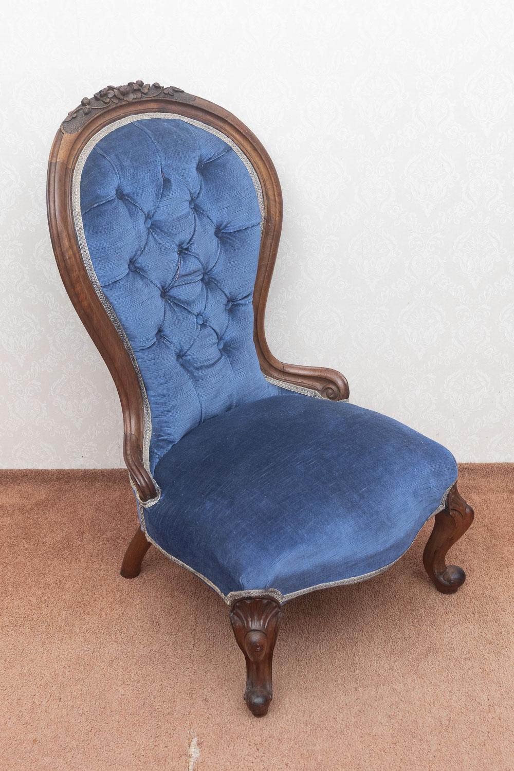 Good Victorian Fireside Chair (1 of 9)