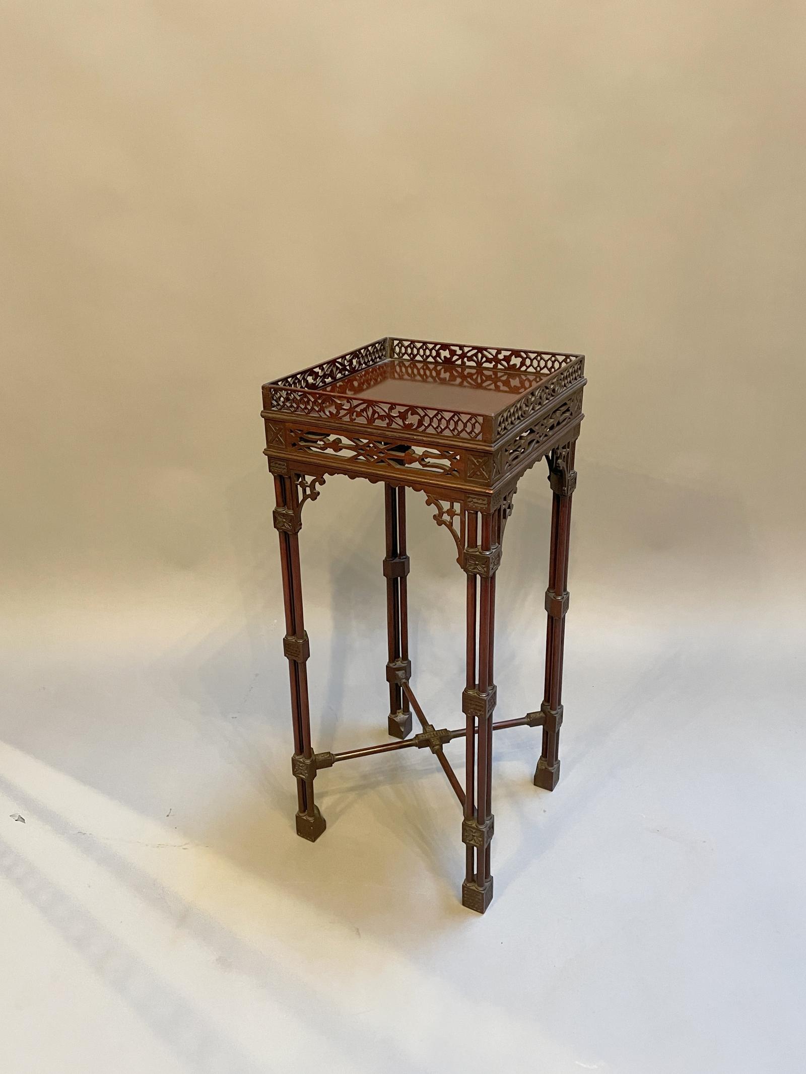 Chippendale Revival Lamp Table c.1900 (1 of 10)