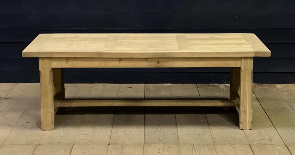 Bleached Oak French Farmhouse Kitchen Dining Table (1 of 1) Bleached Oak French Farmhouse Kitchen Dining Table (1 of 1)