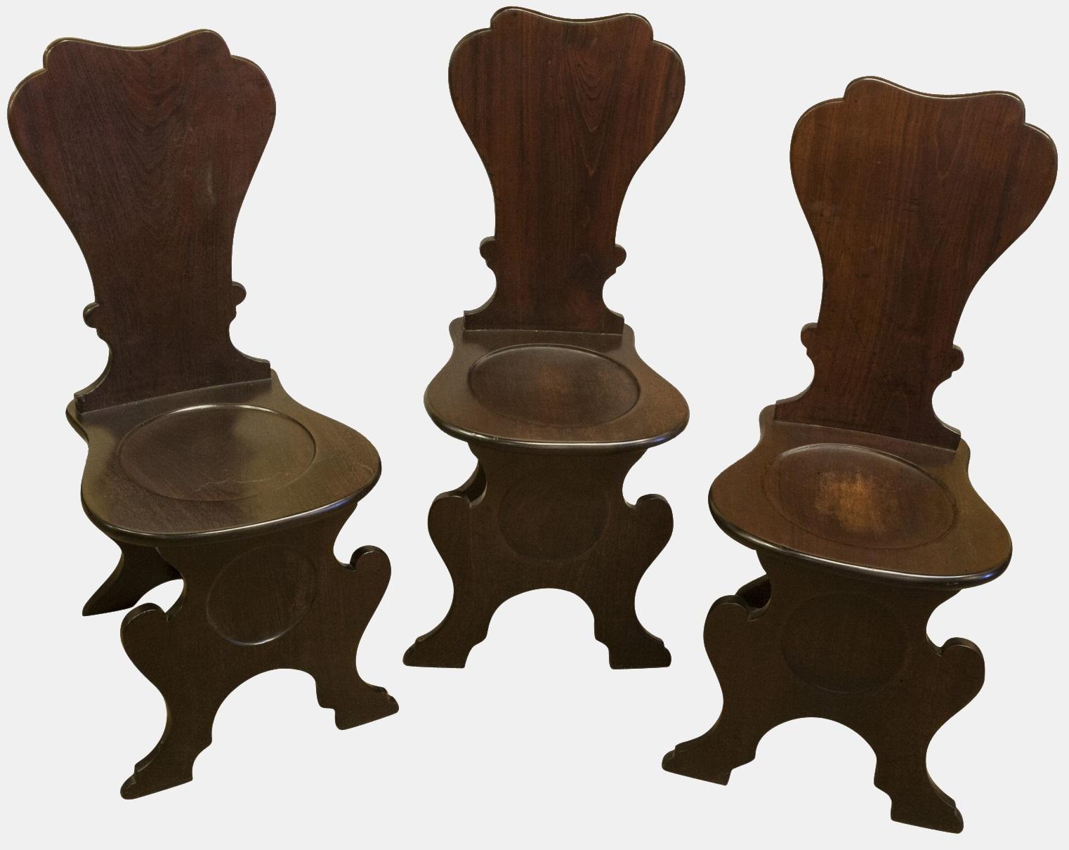 Set of 8 Mahogany Hall Chairs (1 of 1) Set of 8 Mahogany Hall Chairs (1 of 1)