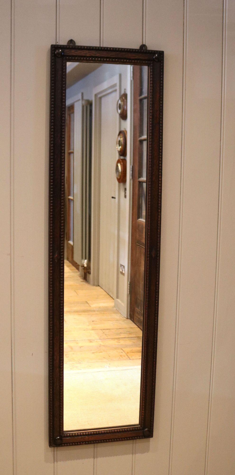 Oak Full Length Wall Mirror (1 of 10) Oak Full Length Wall Mirror (1 of 10)