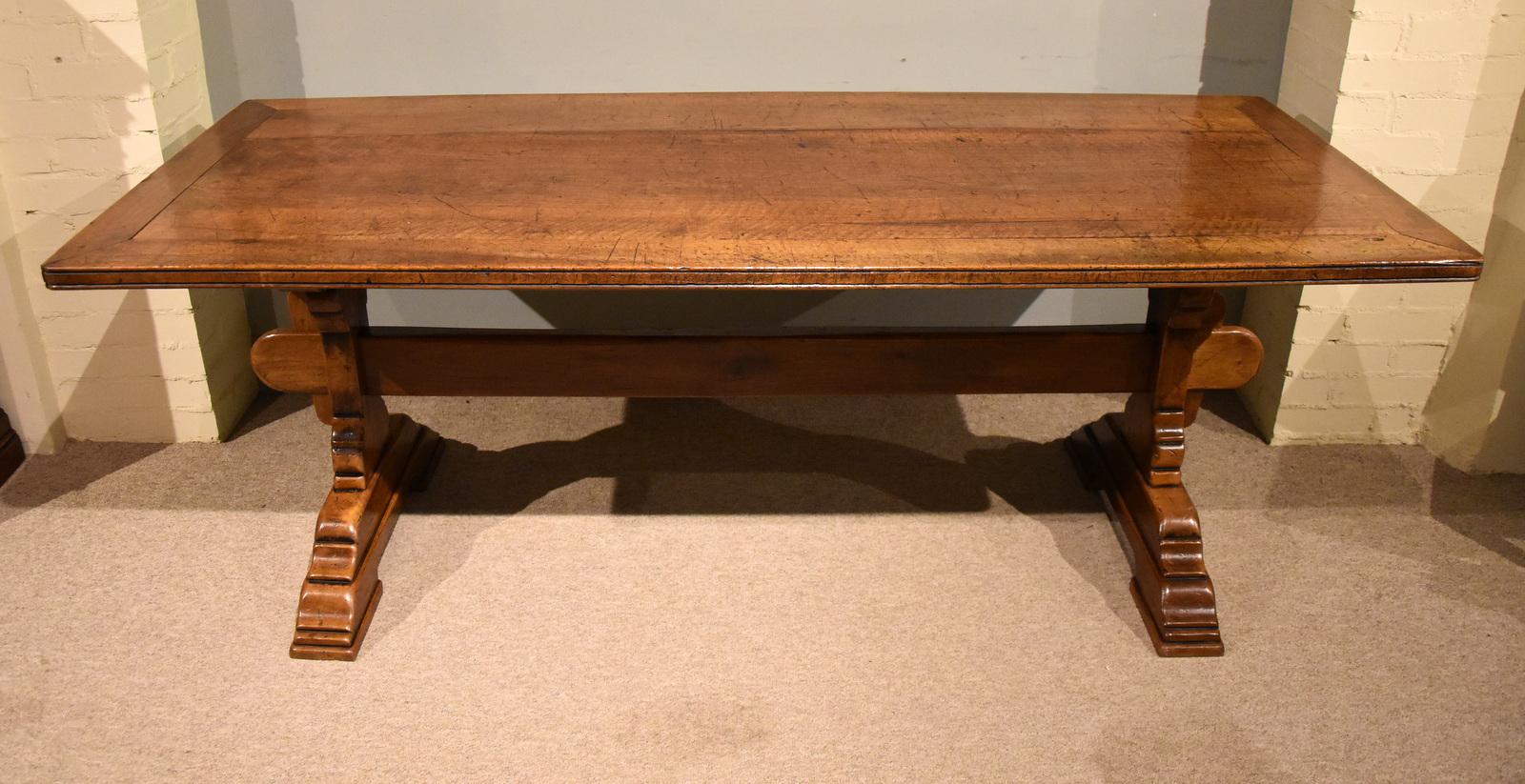 19th Century French Walnut Farmhouse Table (1 of 9) 19th Century French Walnut Farmhouse Table (1 of 9)