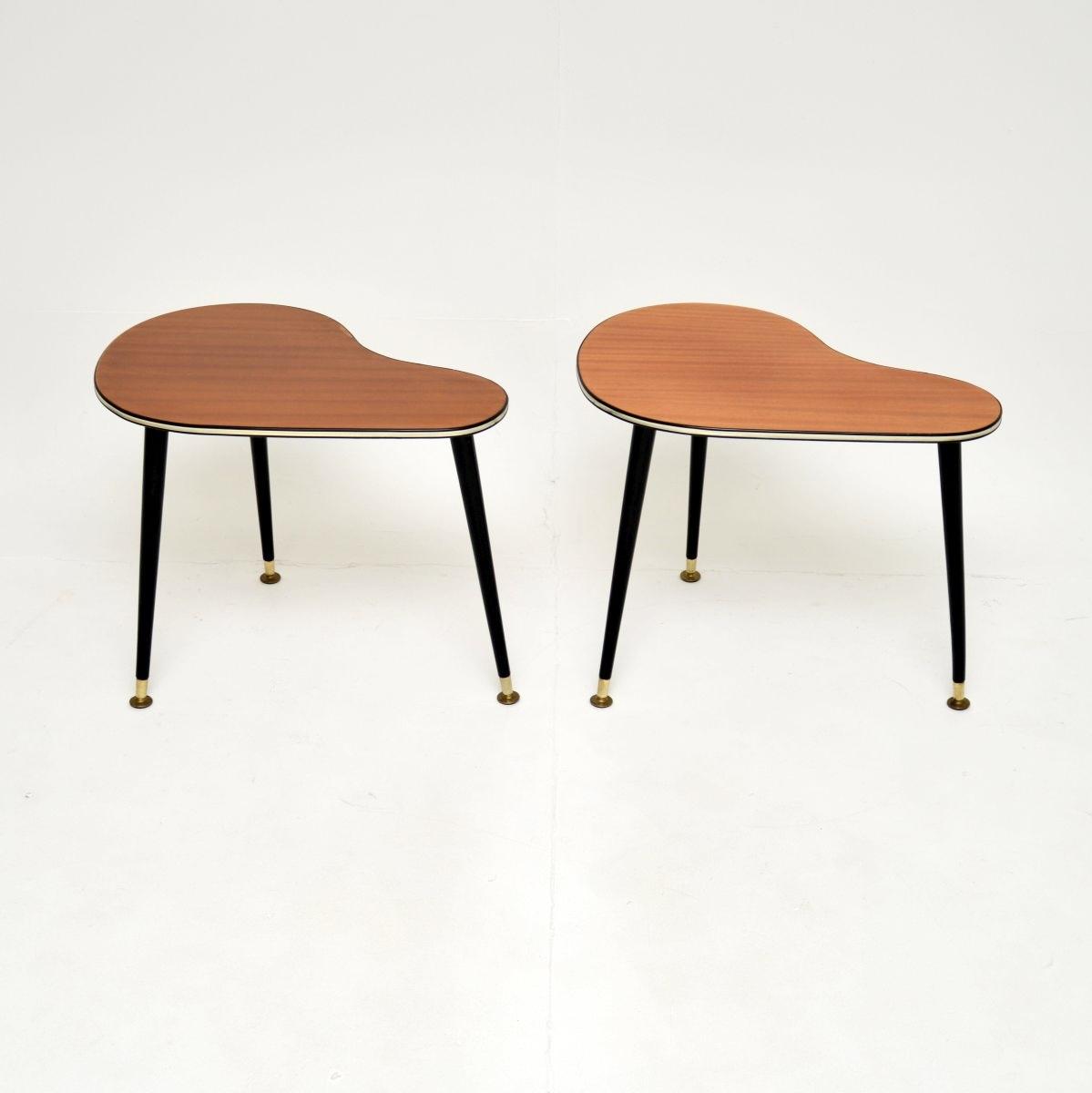 Pair of Vintage Boomerang Side Tables (1 of 6)