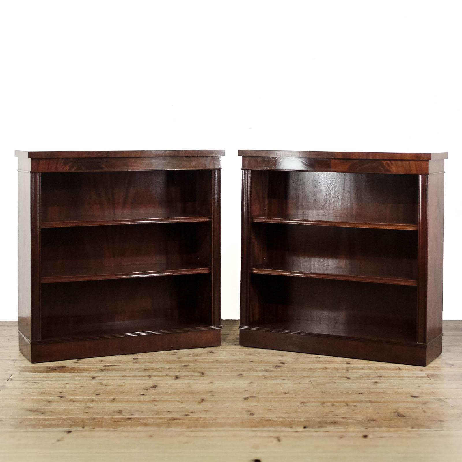 Pair of Antique Mahogany Open Bookcases (1 of 12) Pair of Antique Mahogany Open Bookcases (1 of 12)