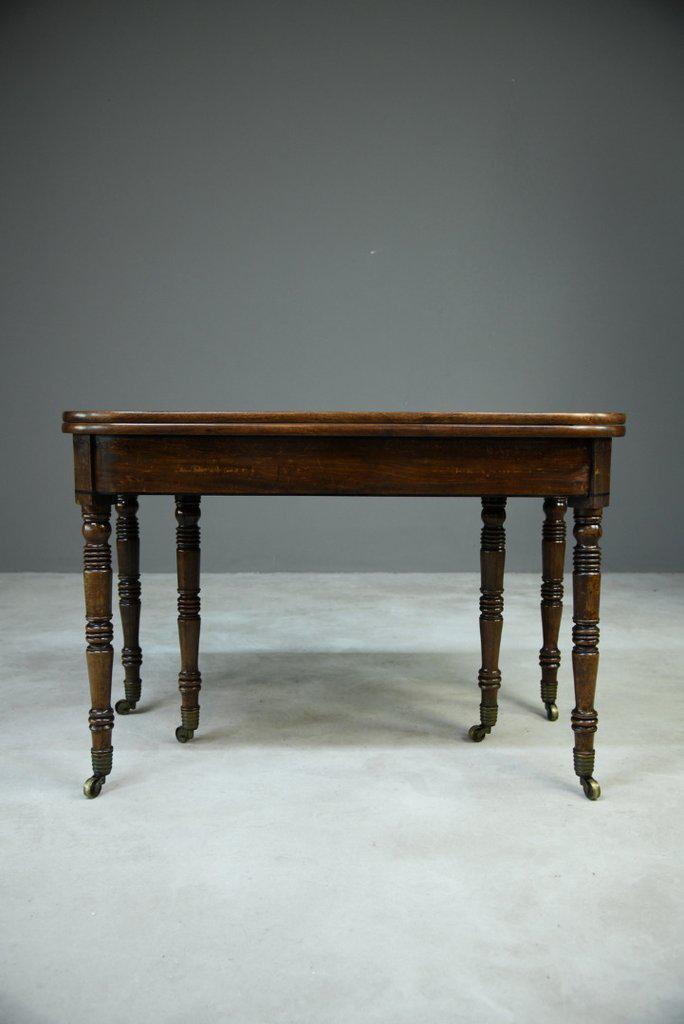 Antique Georgian Concertina Mahogany Dining Table (1 of 8)