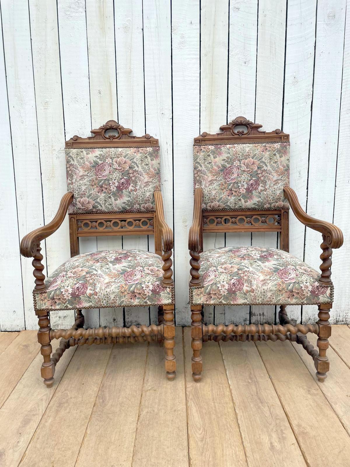 Oak French Carver Chairs (1 of 7)