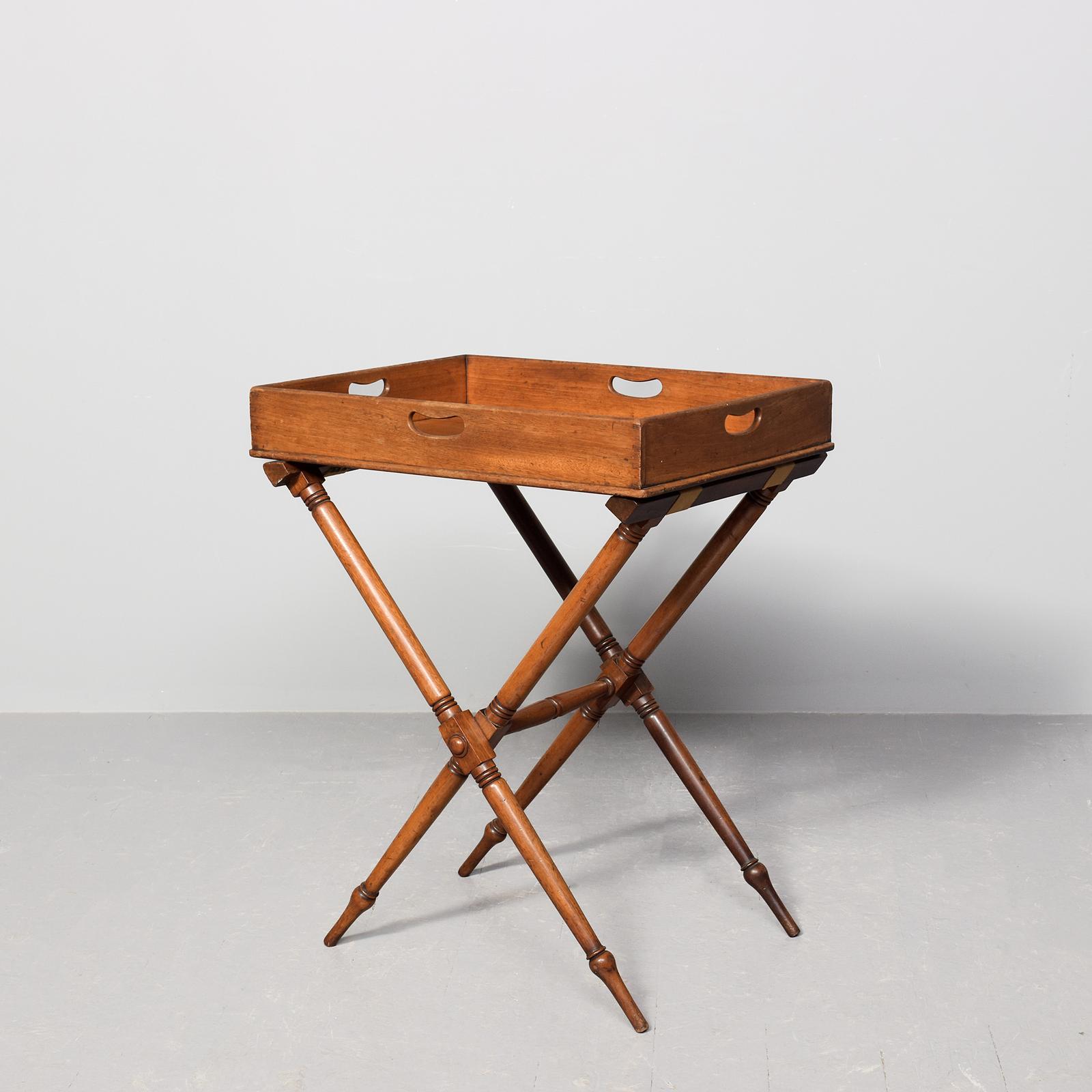 Mahogany Butlers Tray on Stand (1 of 6) Mahogany Butlers Tray on Stand (1 of 6)