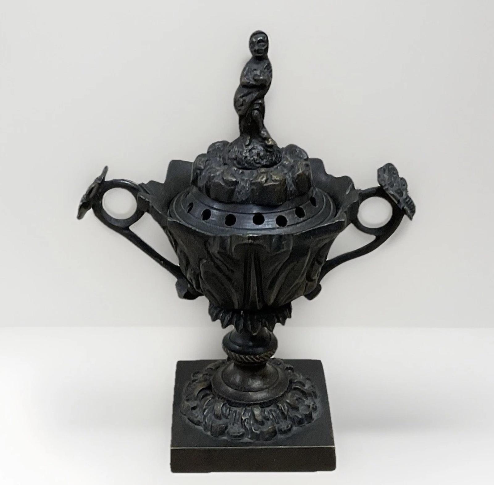 Early Victorian Bronze Pastille Burner Antique c.1850 (1 of 5) Early Victorian Bronze Pastille Burner Antique c.1850 (1 of 5)