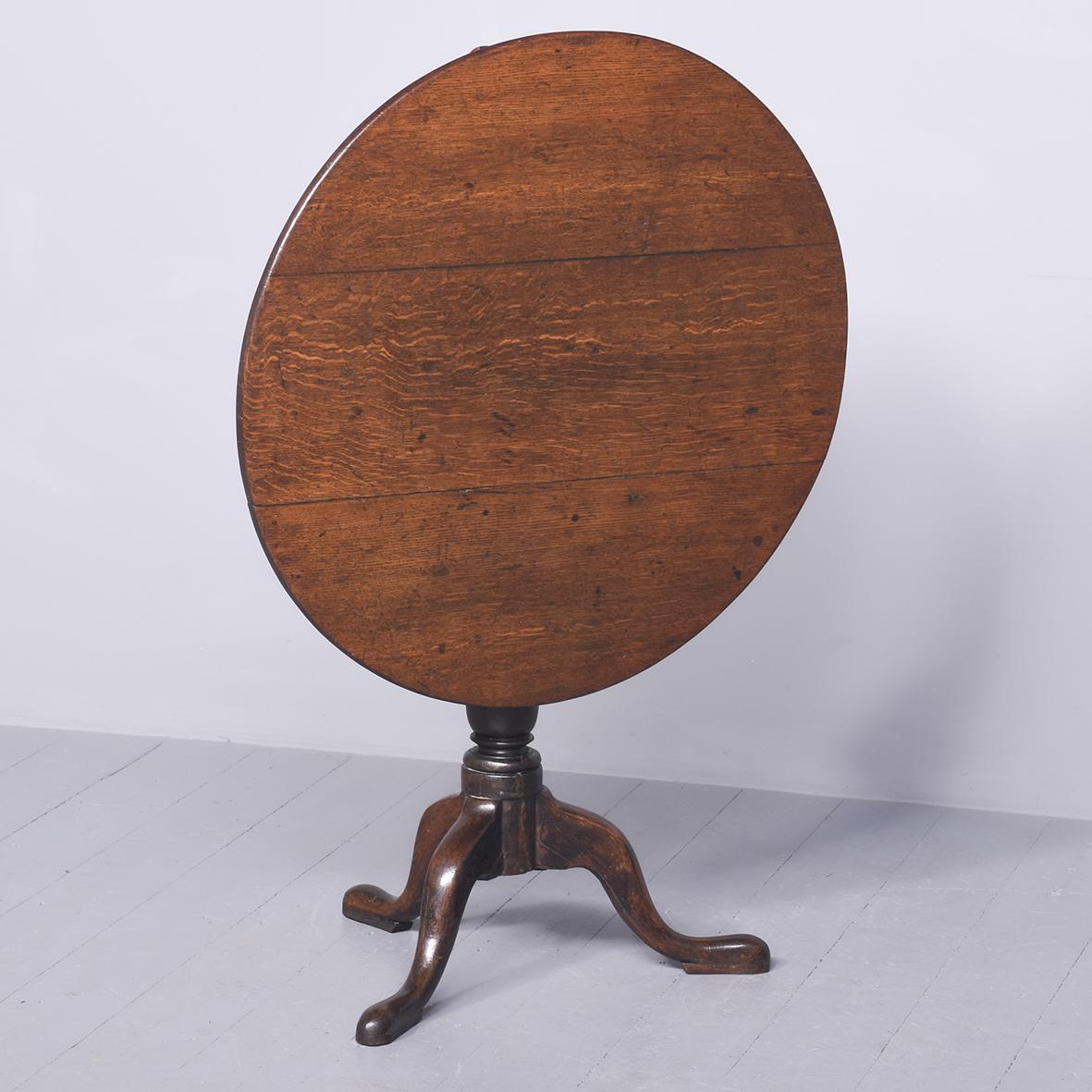 George III Oak Snaptop Table (1 of 6)