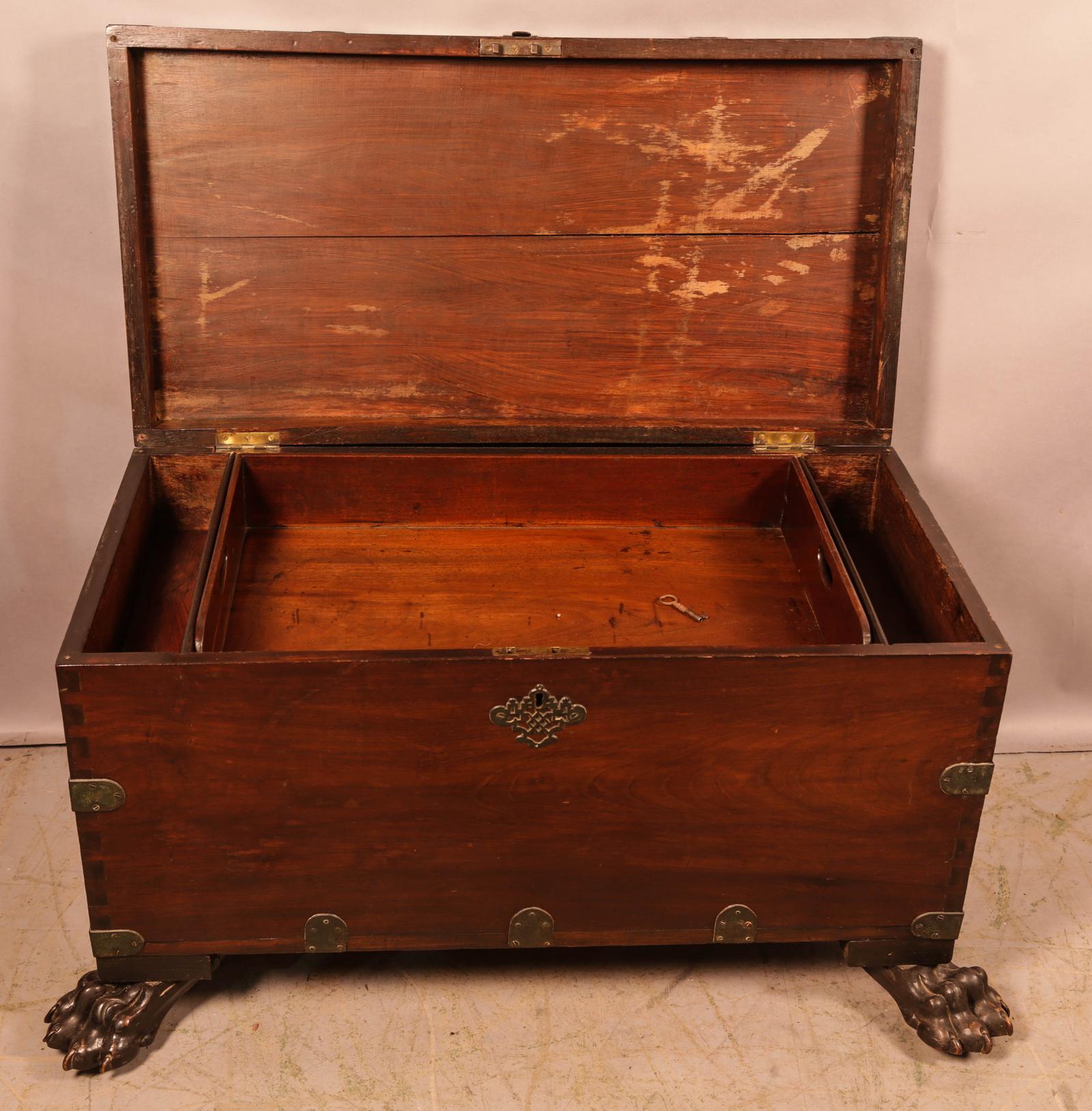 Georgian Mahogany Silver Chest (1 of 11)