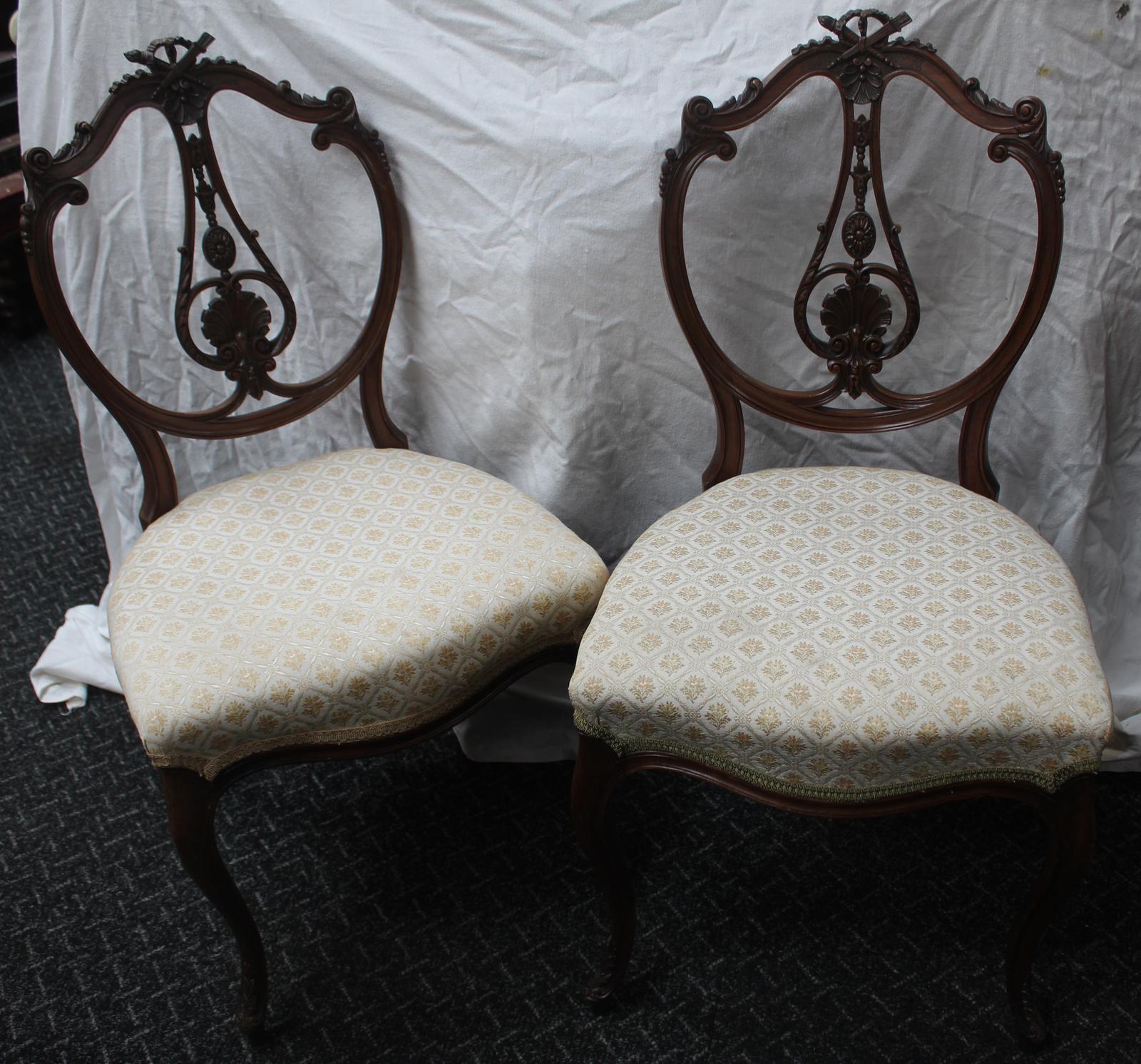 Pair Bedroom Chairs (1 of 5)