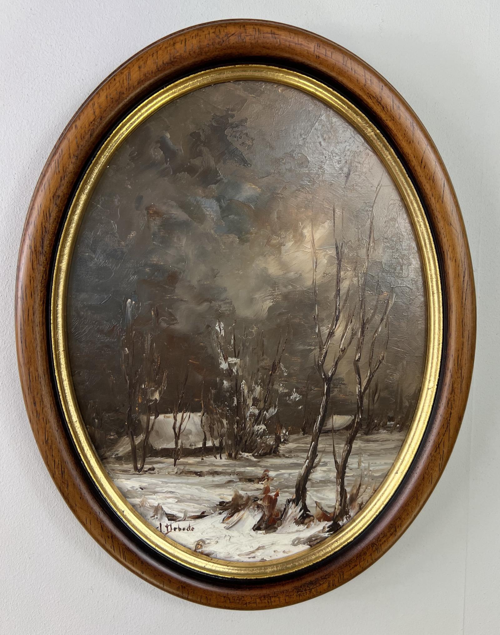 Vintage Oil Painting in Frame (1 of 7) Vintage Oil Painting in Frame (1 of 7)