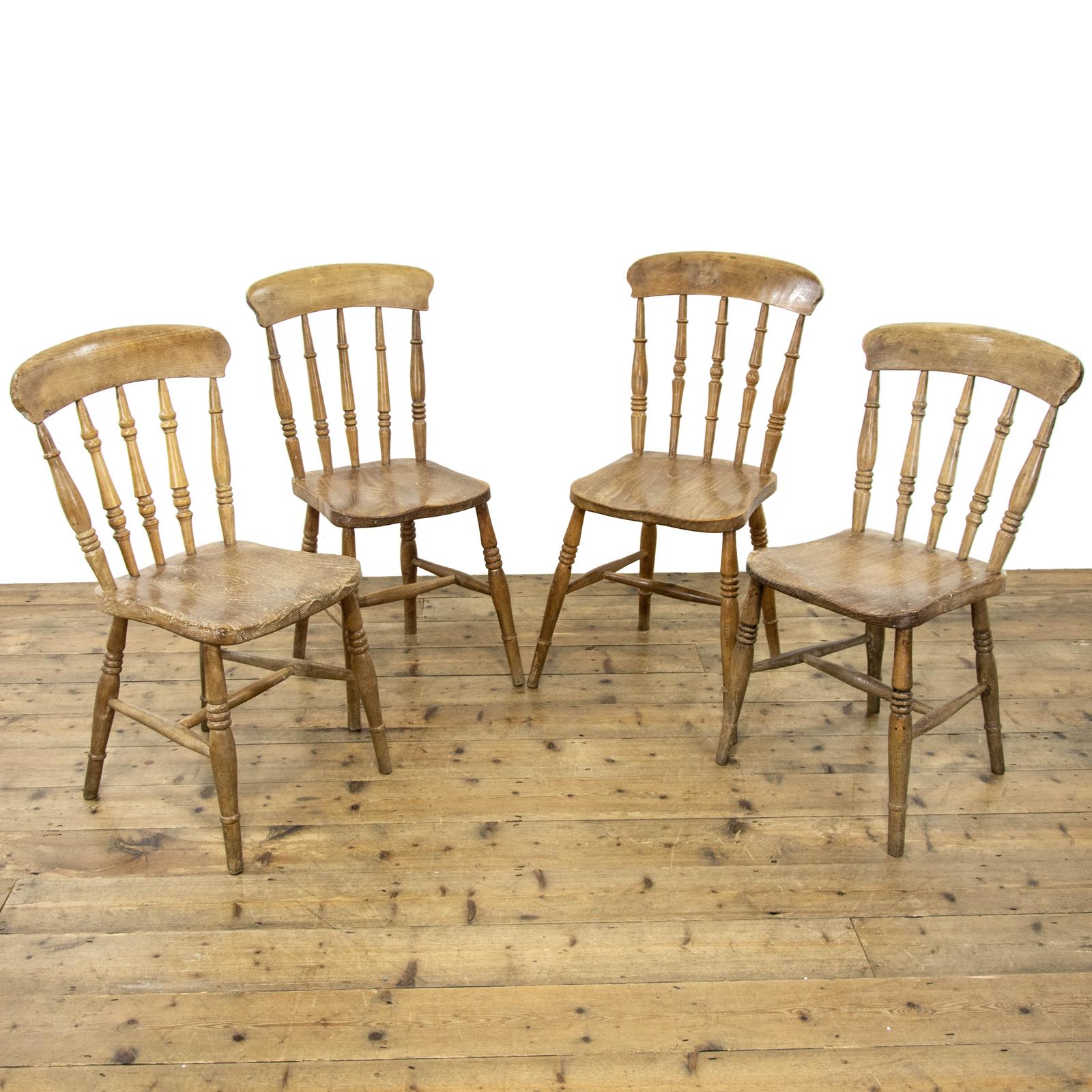 Set of Four Farmhouse Kitchen Chairs (1 of 9) Set of Four Farmhouse Kitchen Chairs (1 of 9)