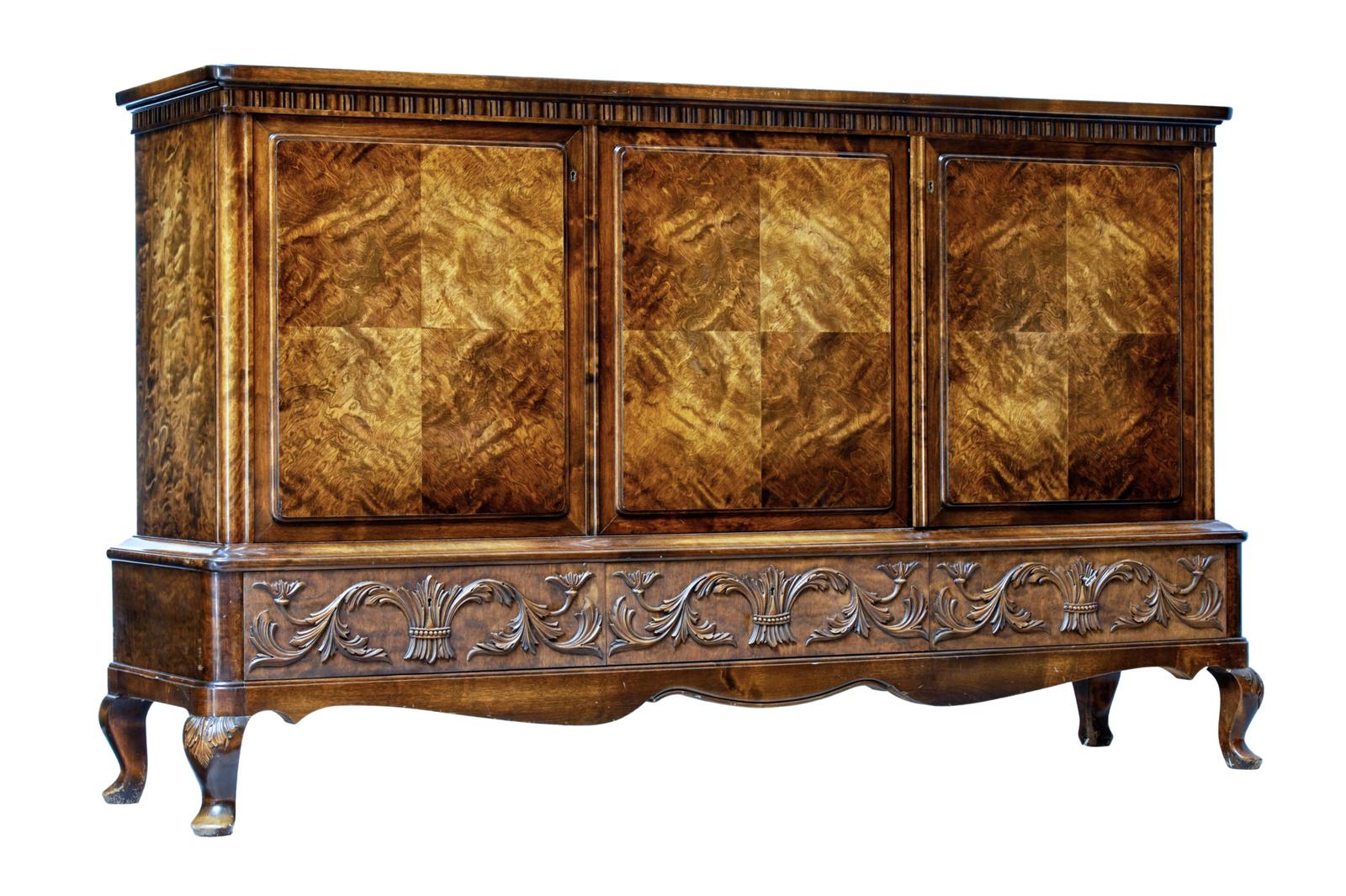 20th Century Burr Birch Sideboard by Bodafors (1 of 10)