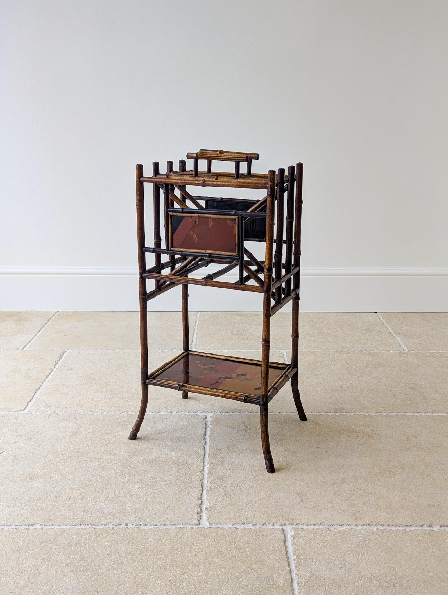 Antique Victorian Aesthetic Movement Bamboo Canterbury c.1890 (1 of 17) Antique Victorian Aesthetic Movement Bamboo Canterbury c.1890 (1 of 17)