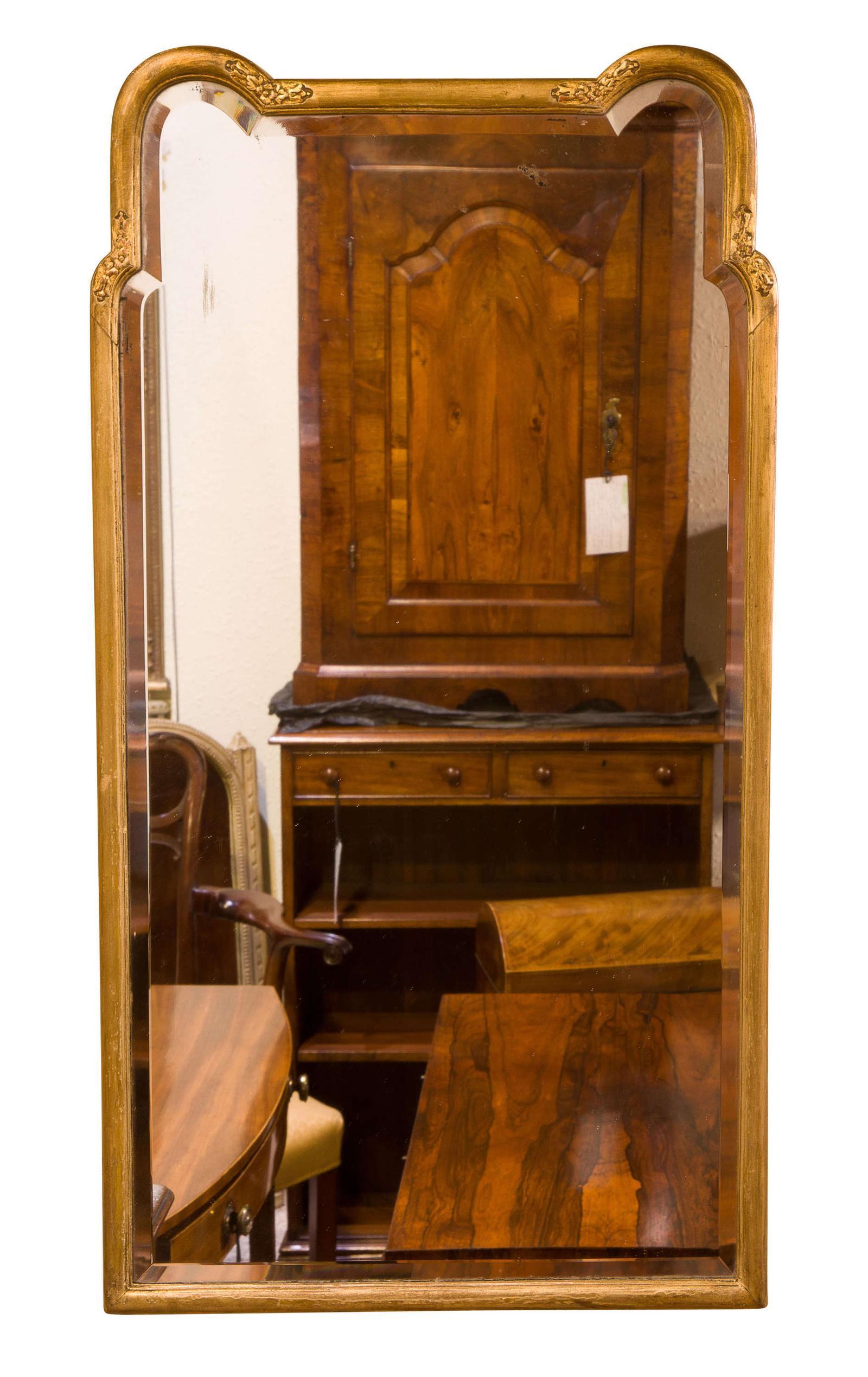 Queen Anne Style Gilt Mirror c.1910 (1 of 1) Queen Anne Style Gilt Mirror c.1910 (1 of 1)