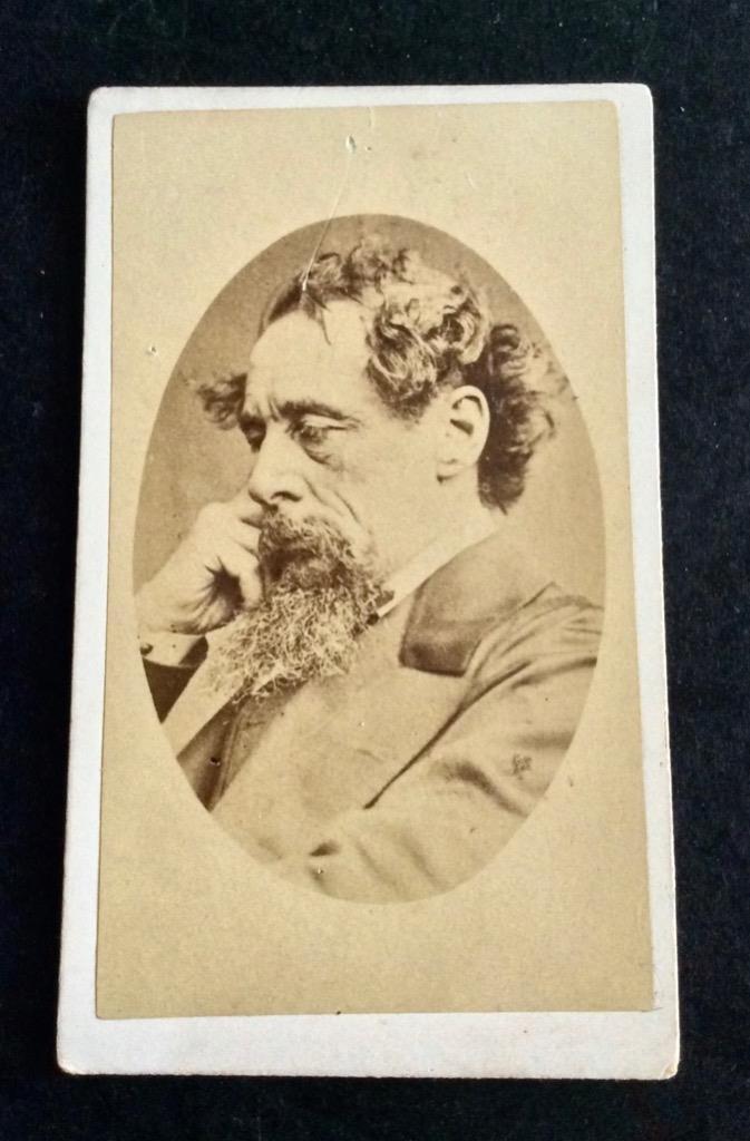 1863 Charles Dickens Original Carte DE Visite Portrait Photograph Scarce (1 of 2) 1863 Charles Dickens Original Carte DE Visite Portrait Photograph Scarce (1 of 2)