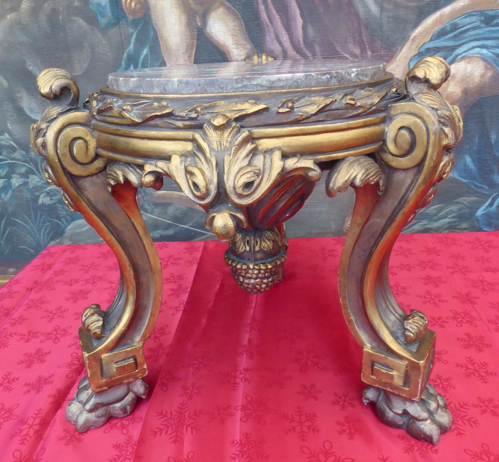 Gilded Plant Stand Gesso George Hilton and Sons Haywards Heath 1880 (1 of 17)