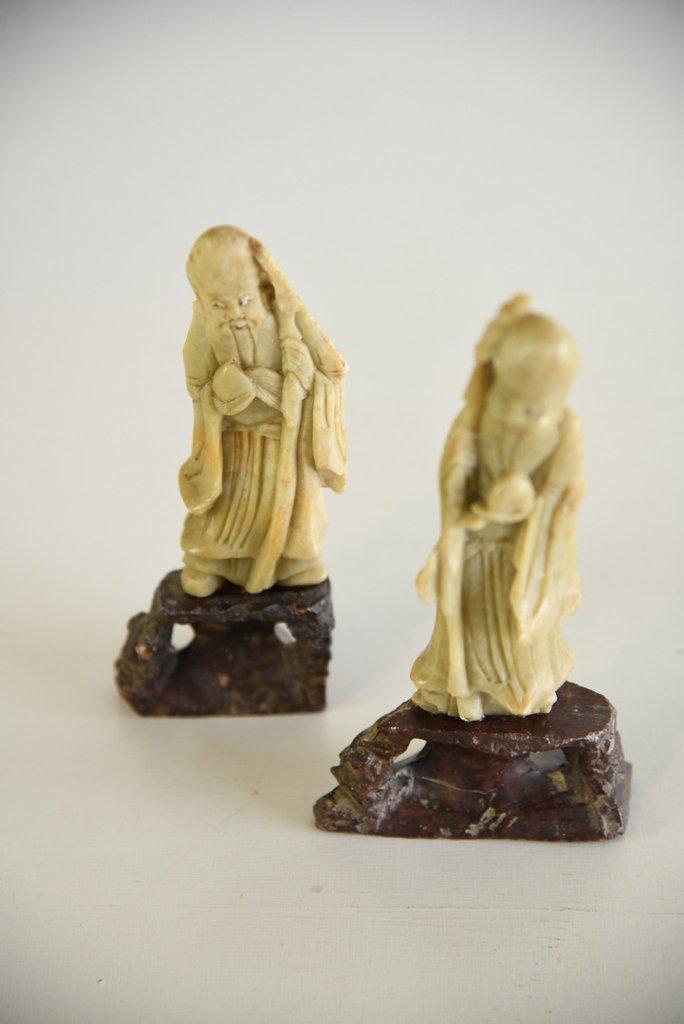Antique Chinese Soapstone Figures (1 of 11)