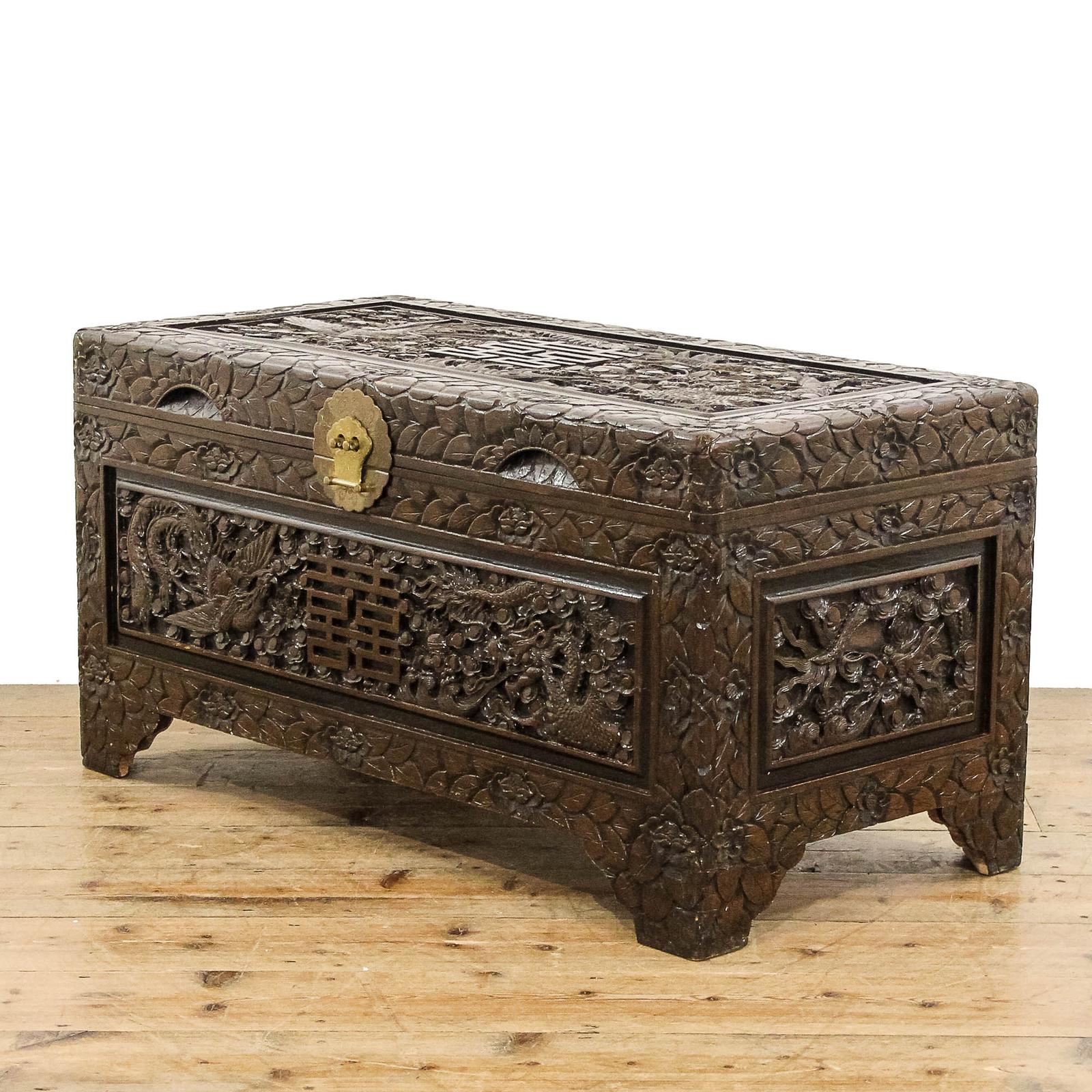 Antique Early 20th Century Camphor Wood Trunk (1 of 9) Antique Early 20th Century Camphor Wood Trunk (1 of 9)