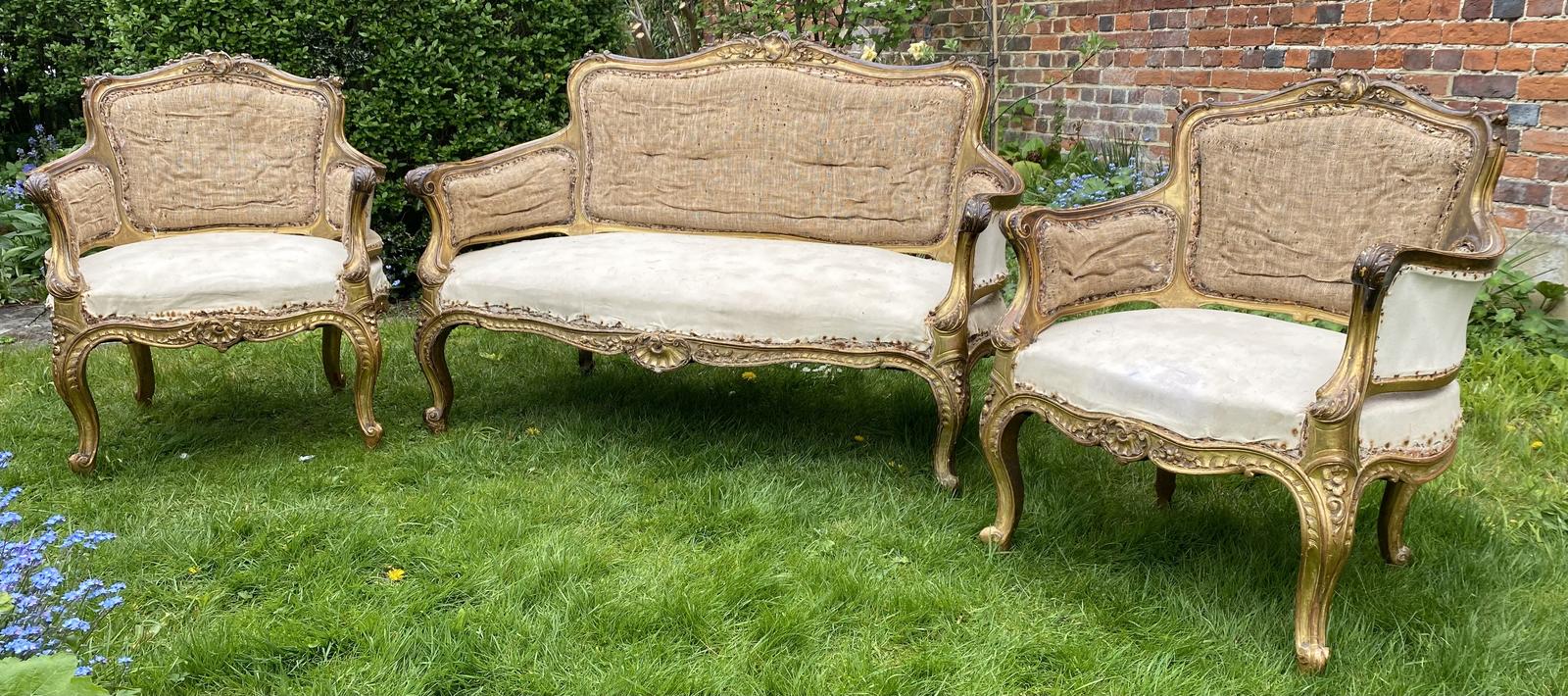 English Gilt Rococo Suite (1 of 9) English Gilt Rococo Suite (1 of 9)