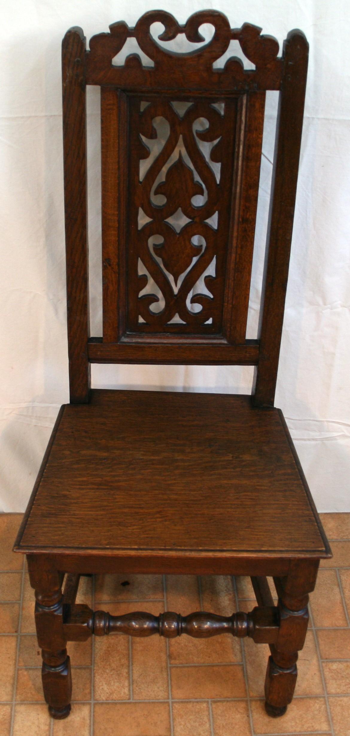 A 17th Century High Backed Side Chair (1 of 5)