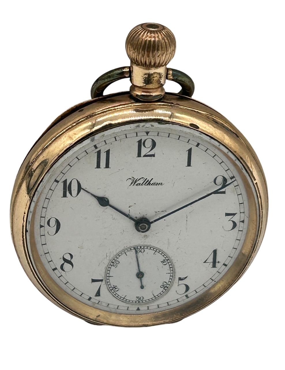 Exquisite Antique Waltham Rolled Gold Case Pocket Watch – ca 1910 (1 of 8) Exquisite Antique Waltham Rolled Gold Case Pocket Watch – ca 1910 (1 of 8)