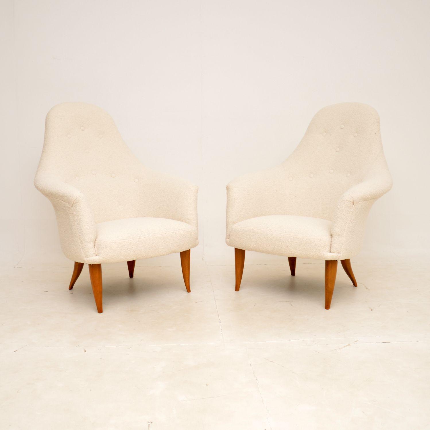 1960s Vintage Swedish Armchairs by Kerstin Horlin Holmquist (1 of 6) 1960s Vintage Swedish Armchairs by Kerstin Horlin Holmquist (1 of 6)