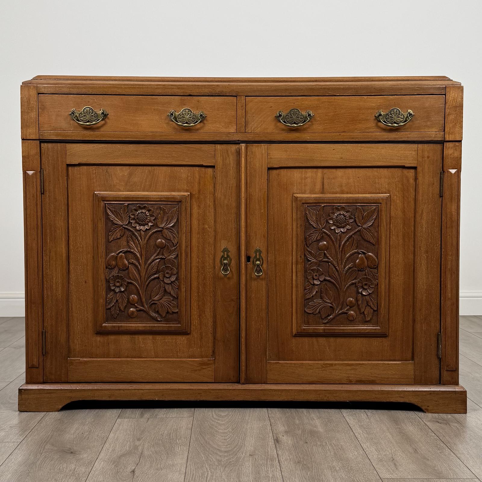 Antique 20th Century Carved Sideboard in Walnut (1 of 12) Antique 20th Century Carved Sideboard in Walnut (1 of 12)