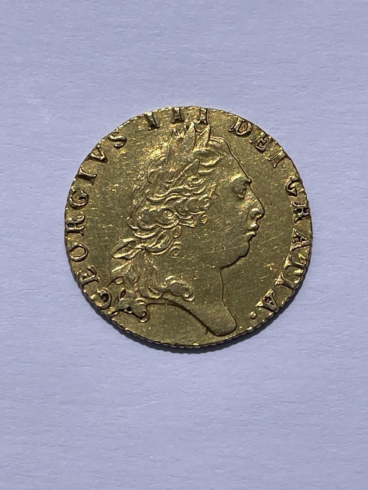 Gold "Spade" Guinea George III 1795 (1 of 2)