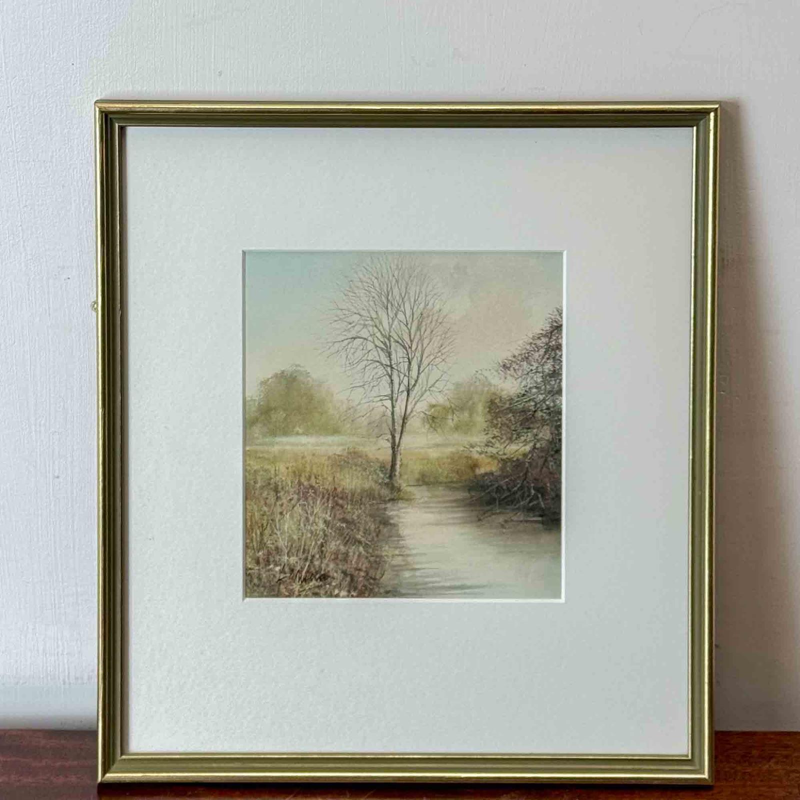 Watercolour River Scene by Ken Messer (1 of 7)