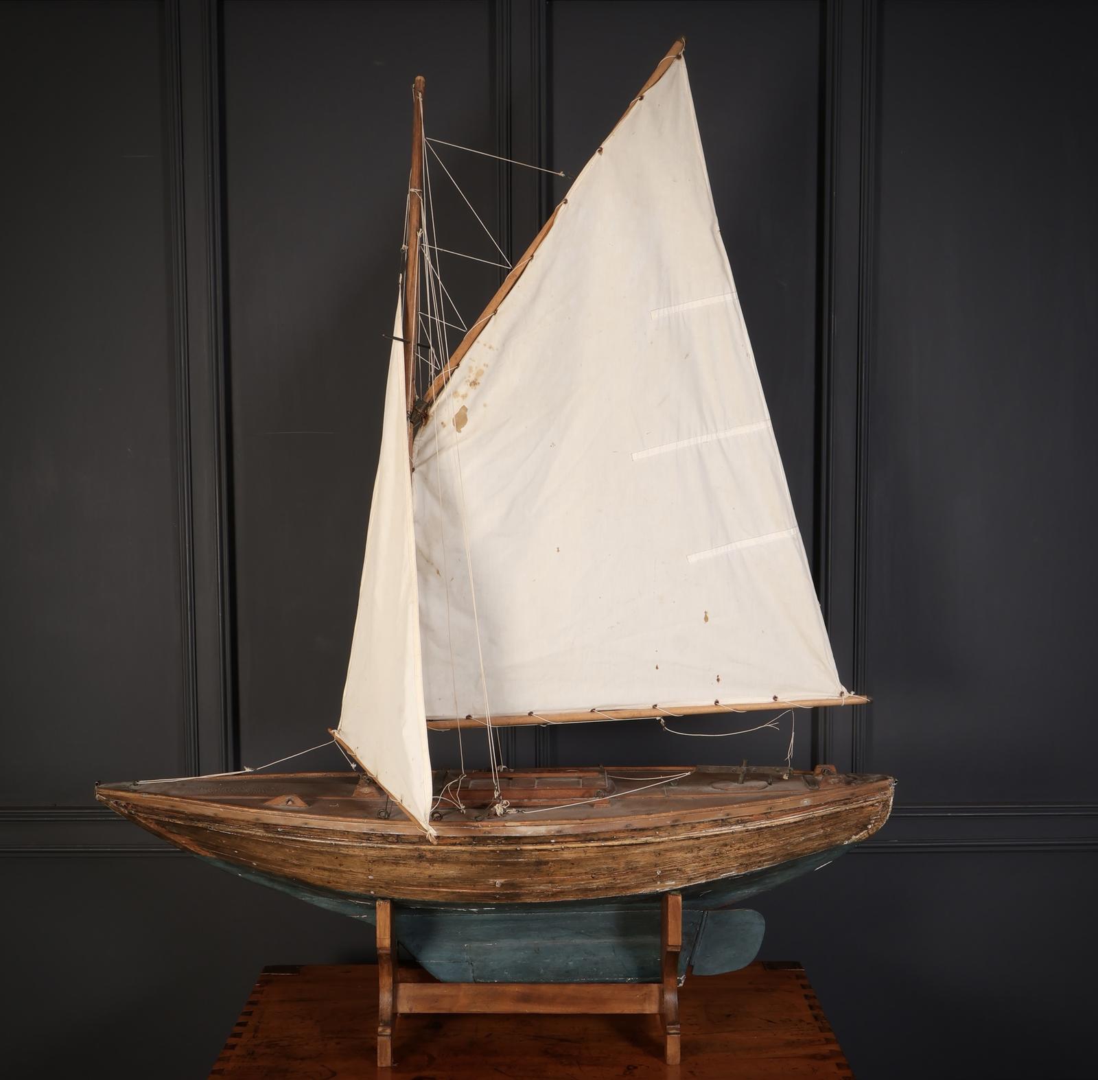 Large Pond Yacht - Circa 1900 (1 of 5)