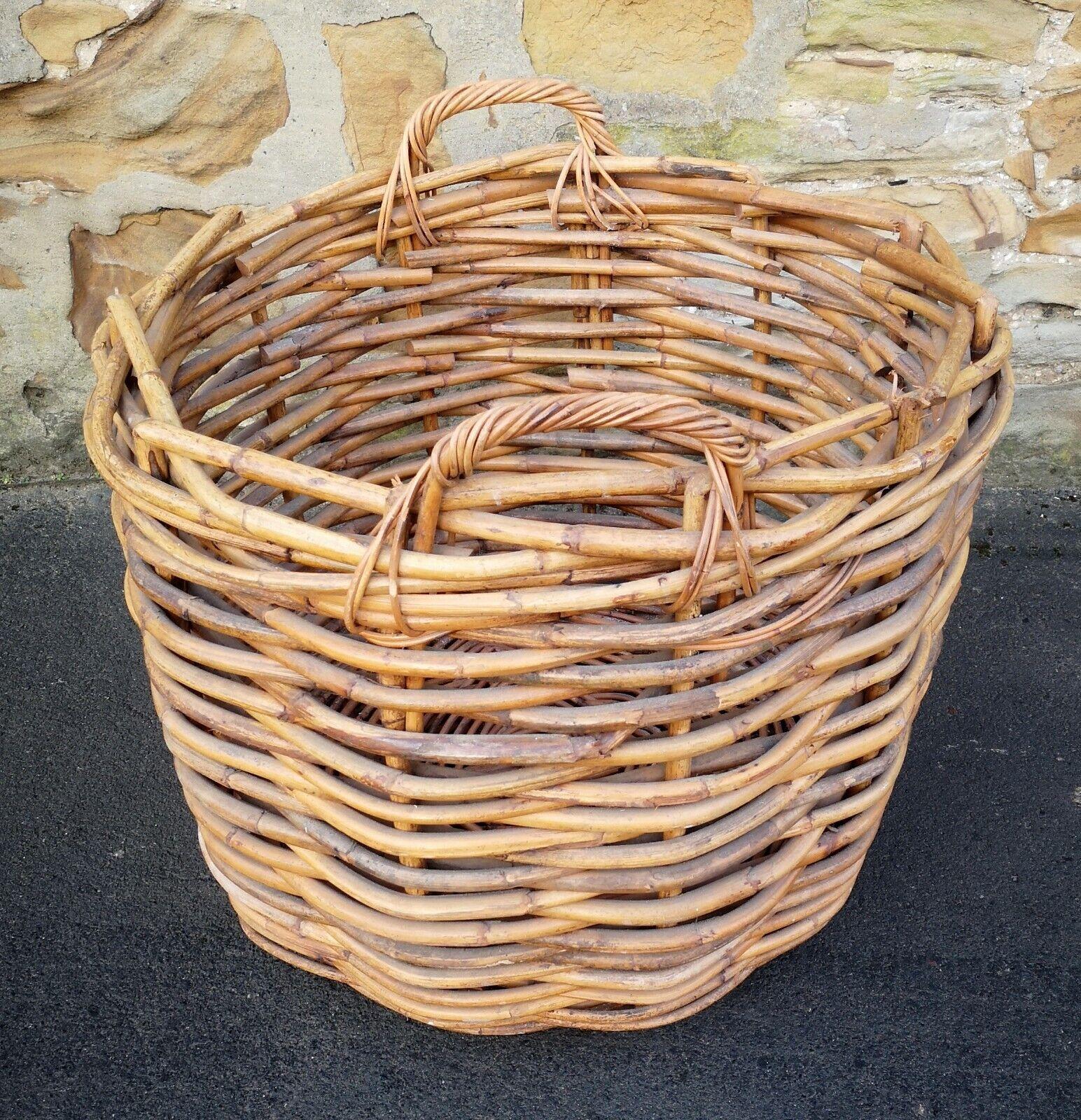 Large Country House Wicker Log Basket (1 of 12)
