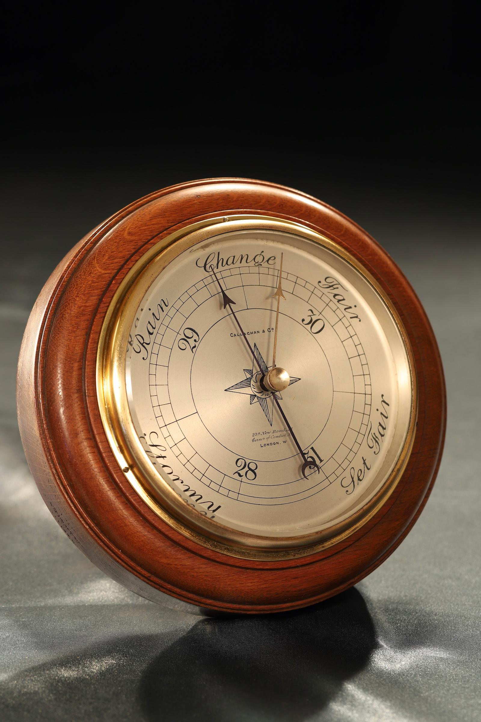 Antique Wall Barometer by Callaghan & Co c.1905 (1 of 7)