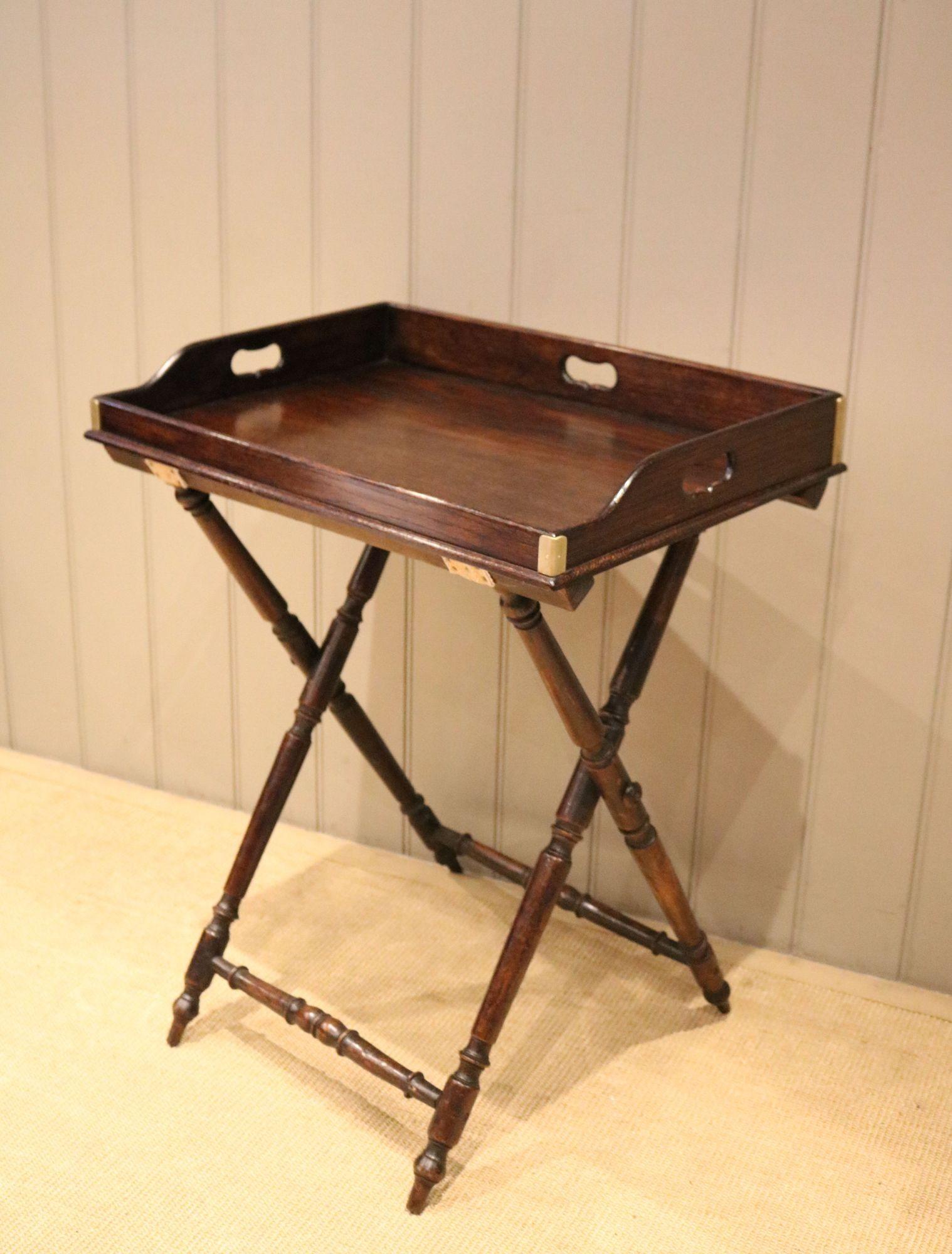 Late 19th Century Oak Butlers Tray (1 of 10) Late 19th Century Oak Butlers Tray (1 of 10)