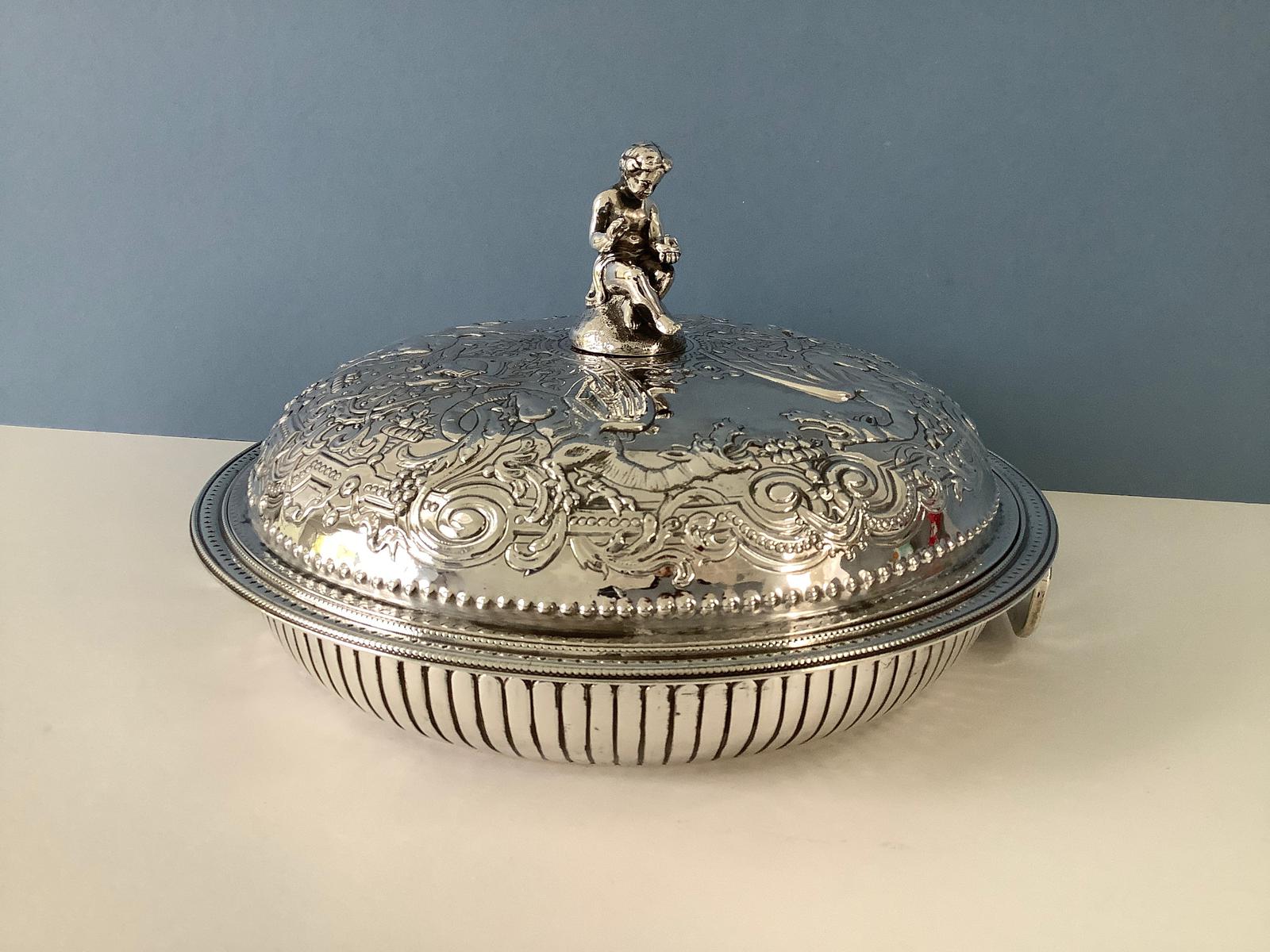 Antique Georgian Silver Entree Dish - Hester Bateman (1 of 10)