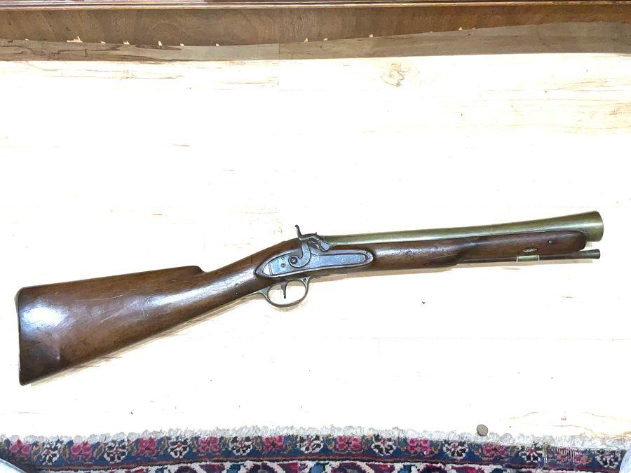 Blunderbuss Brass Barrelled Percussion Gun (1 of 18) Blunderbuss Brass Barrelled Percussion Gun (1 of 18)