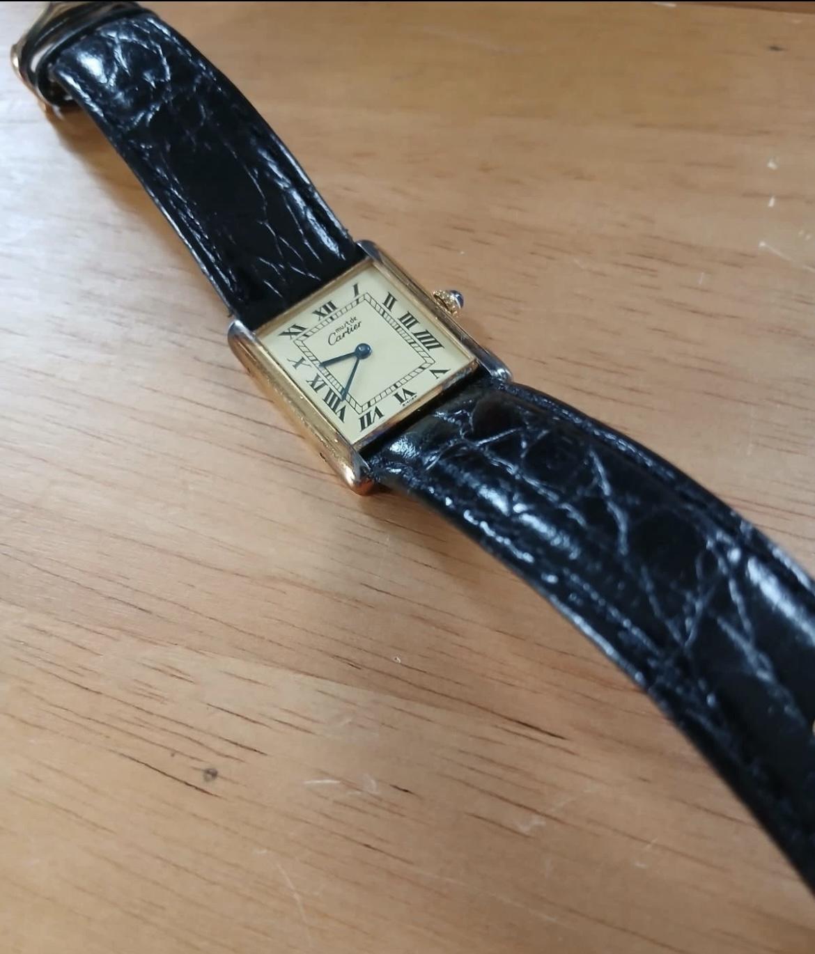 Cartier Paris Vermeil Tank Ladies Vintage Watch (1 of 3)